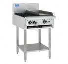 Luus BCH-2B3C 2 Burner 300mm Chargrill Cooktop with legs & shelf