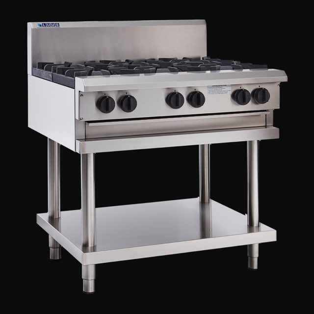 Luus Cs 2b6p 2 Burner 600mm Griddle Cooktop Commercial Food