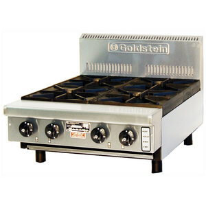 Goldstein Pfb 24 Pfb24 4 Burner Gas Cooktop Commercial Food