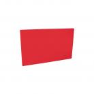 Polyethylene Cutting Board - Red 250mmx400mmx13