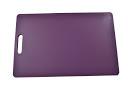 Chef Inox Purple Polypropylene Cutting Board With Handle – 300x450x12mm (Allergies)
